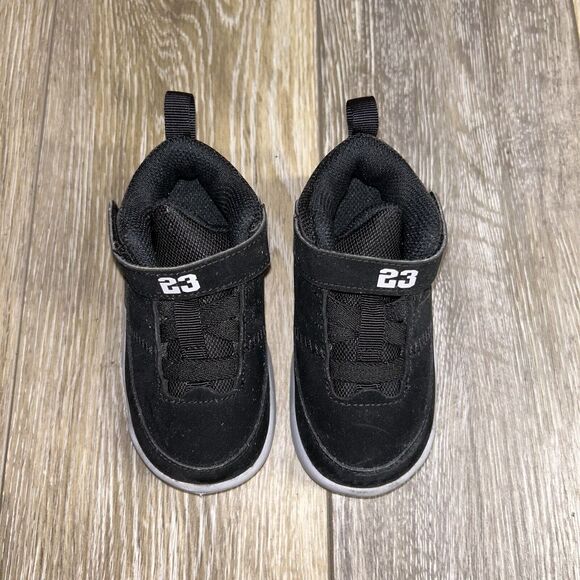 Nike Air Jordan Max Auro 3 Toddler Youth Size 6C Black DA8023-002 Sneaker Shoes - Picture 4 of 11